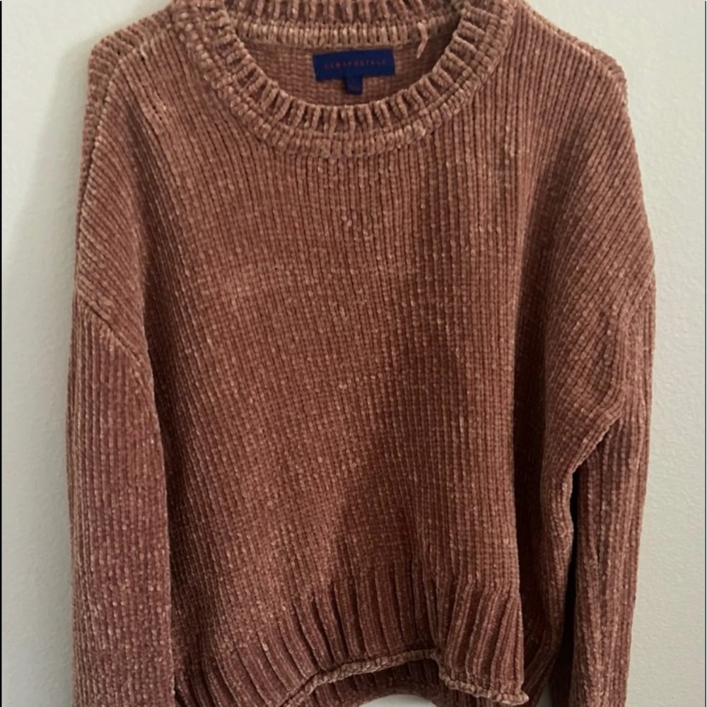 AERO Velvet Chunky Knit Sweater